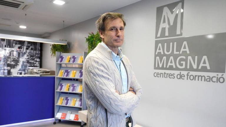 Andreu Antolín, director de Aula Magna, en el centro tarraconense. Foto: Pere Ferré